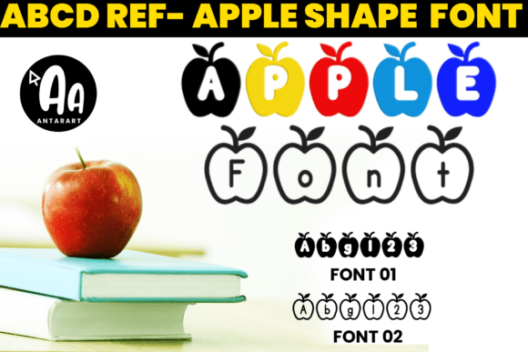 Abcd Ref Apple Shape1: A Playful Typeface for Editorial Design