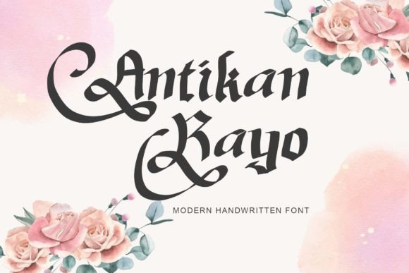 Antikan Rayo: A Bold Blackletter Font for Modern Editorial Design