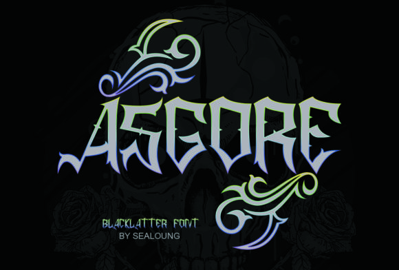 Asgore: A Blackletter Font for Bold Branding