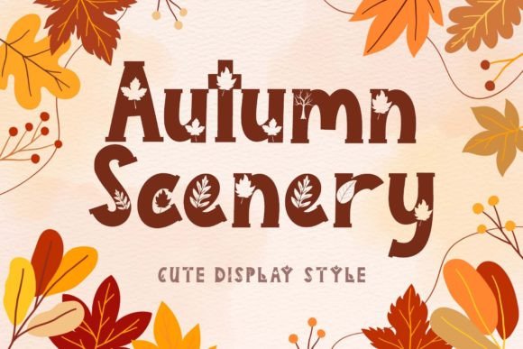 Autumn Scenery Font: A Designer's Guide to Warm Web Typography