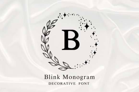 Blink Monogram: A Decorative Font for Campaign Headlines
