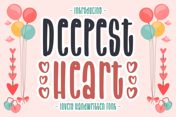 Deepest Heart: A Handwritten Typeface for Editorial Warmth