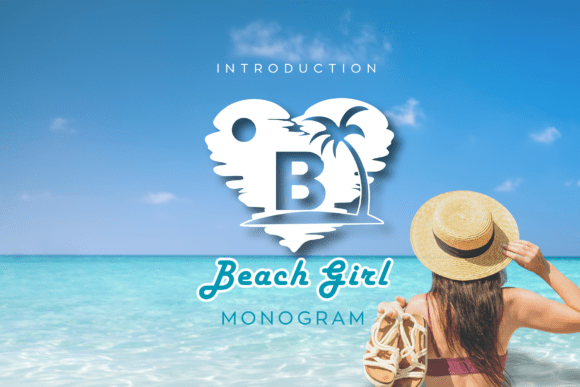 Elevate Your Brand with the Beach Girl Monogram Font