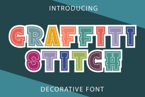 Graffiti Stitch Font: A Playful Typeface for Branding