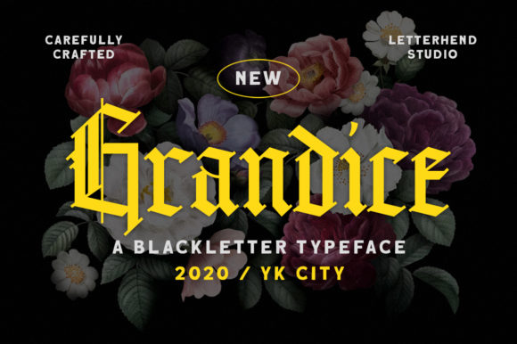 Grandice Font Review: Elevating Campaigns with Gothic Style