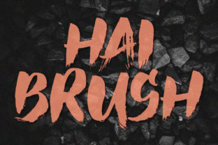 Hai Brush: A Modern Blackletter Typeface for Web Design