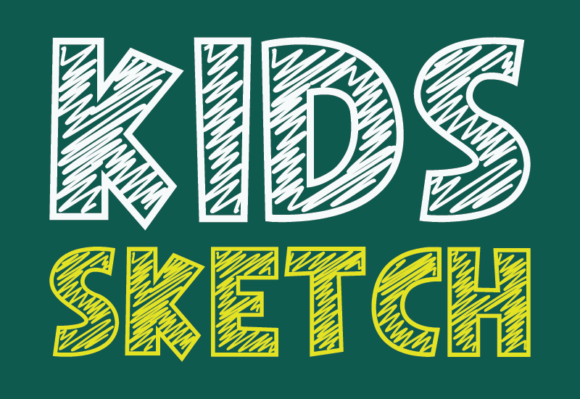 Kids Sketch: A Playful Typeface for Editorial Joy