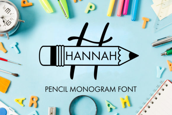 Pencil Monogram: A Handwritten Typeface for Editorial Charm