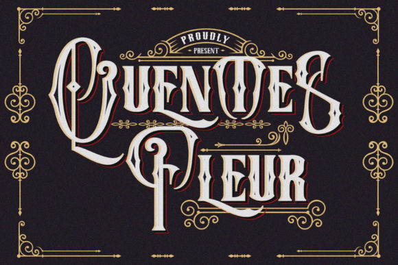 Quentes Fleur: A Distinct Blackletter Font for Editorial Design