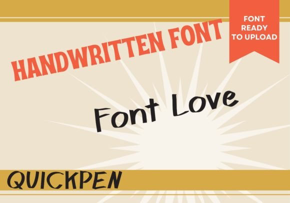 Quickpen: A Handwritten Font for Editorial Warmth