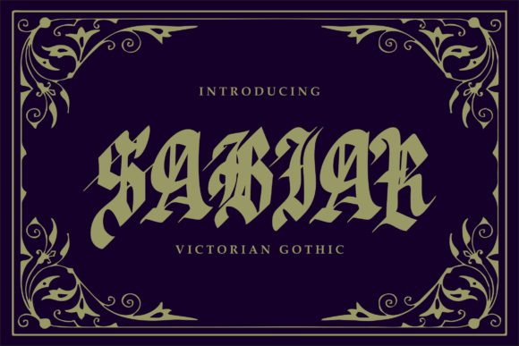 Sabhar Font: A Bold Blackletter for Modern Web Design
