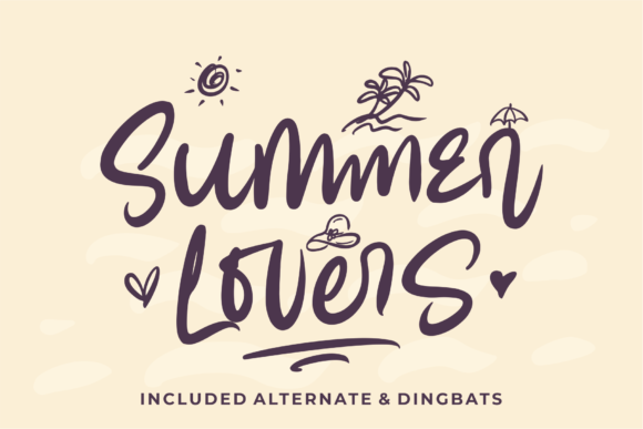 Summer Lovers: The Handwritten Font for Scroll-Stopping Campaigns