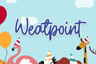 Weatpoint: A Playful Script Font for Digital Design