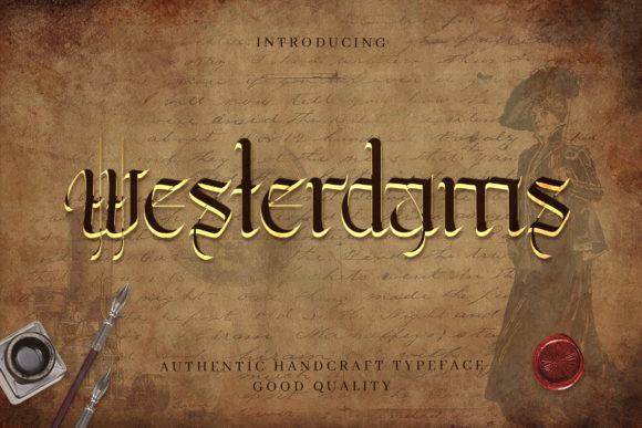 Westerdams: A Bold Blackletter Font for Your Brand