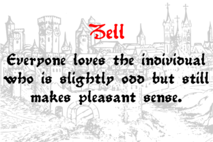 Zell: A Historic Blackletter Font for Modern Crafters